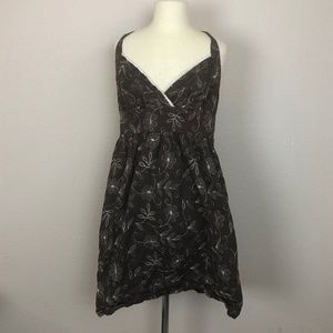 Charlotte Russe Halter Floral Mini Dress Large